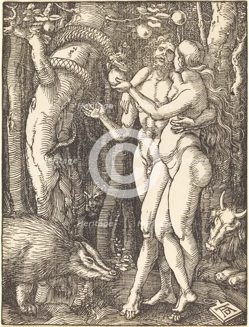The Fall of Man, probably c. 1509/1510. Creator: Albrecht Durer.