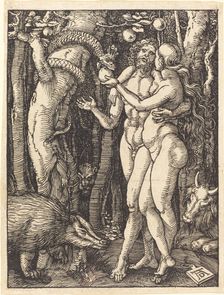 The Fall of Man, probably c. 1509/1510. Creator: Albrecht Durer