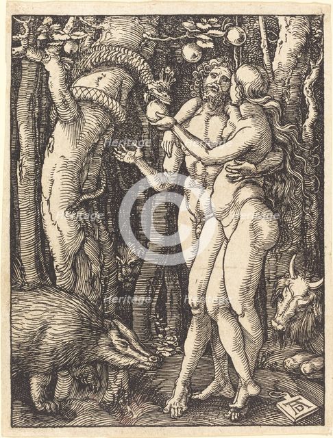 The Fall of Man, probably c. 1509/1510. Creator: Albrecht Durer.