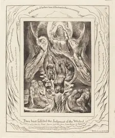 The Fall of Satan, 1825. Creator: William Blake