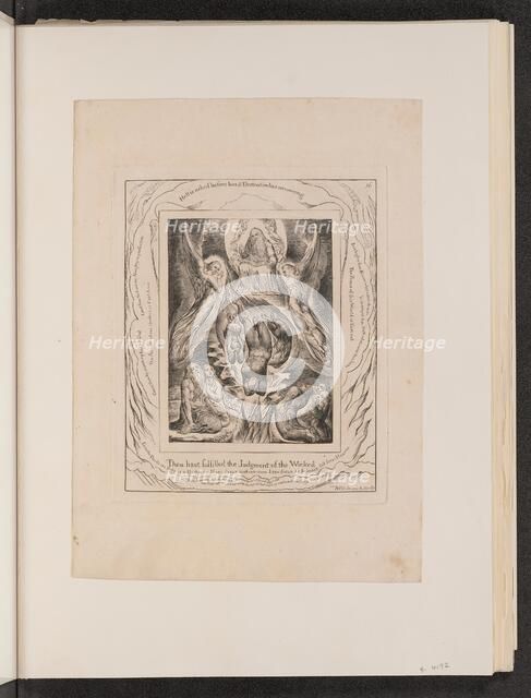 The Fall of Satan, 1825. Creator: William Blake.