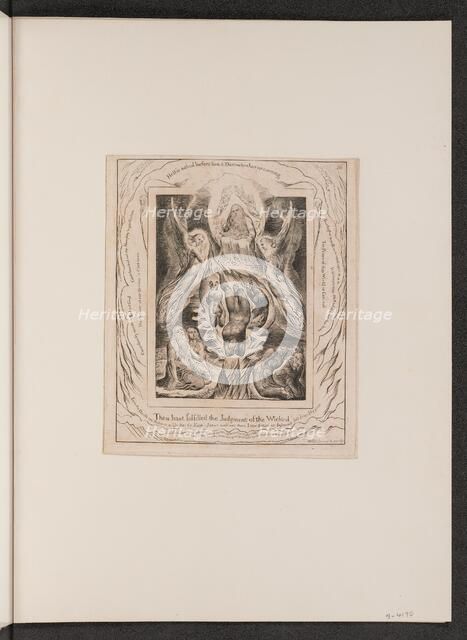 The Fall of Satan, 1825. Creator: William Blake.