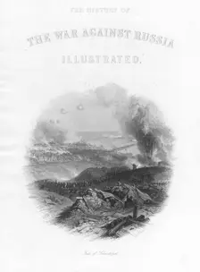 The fall of Sevastopol (Sebastopol), 1855. Artist: Anon
