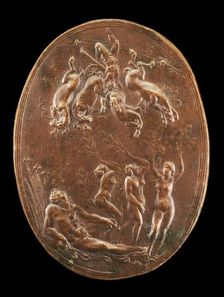 The Fall of Phaeton, 1533 or after. Creator: Giovanni Bernardi