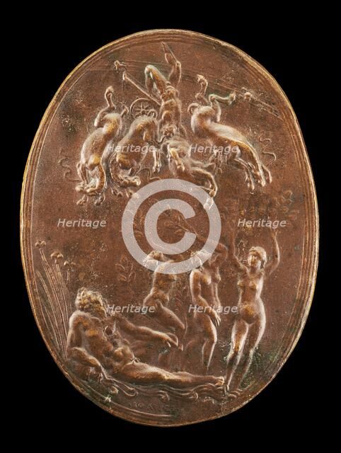 The Fall of Phaeton, 1533 or after. Creator: Giovanni Bernardi.