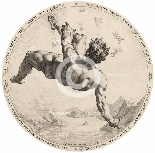 The fall of Phaeton, 1588.