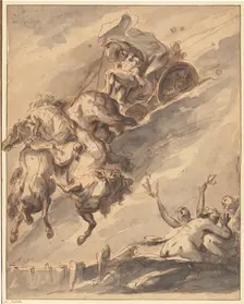 The Fall of Phaeton, 1745/1750. Creator: Gaspare Diziani