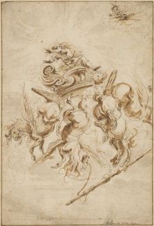 The Fall of Phaeton, c. 1655. Creator: Stefano della Bella