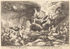 The Fall of Phaeton. Creator: Goltzius, Workshop of Hendrick, after Hendrick Gol