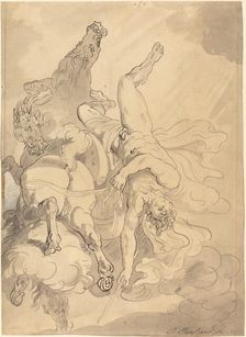 The Fall of Phaeton. Creator: Thomas Rowlandson