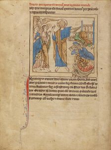 The Fall of the Angels; Northumberland Bestiary, about 1250-1260. Creator: Unknown