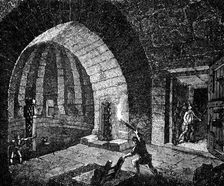 The Fall of the Bastille: searching the Dungeons, 1890. Creator: Unknown