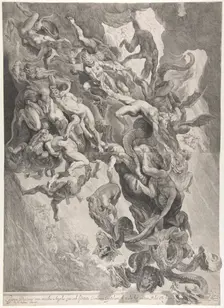 The Fall of the Damned, 1642. Creator: Pieter Soutman