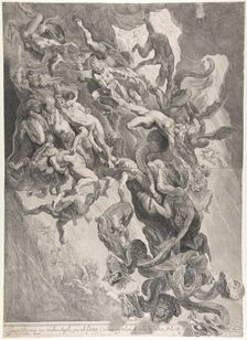 The Fall of the Damned, 1642. Creator: Pieter Soutman