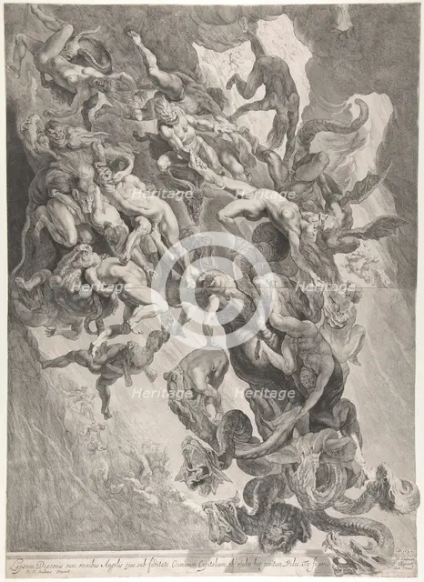 The Fall of the Damned, 1642. Creator: Pieter Soutman.