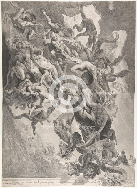 The Fall of the Damned, 1642. Creator: Pieter Soutman.