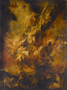 The Fall of the Damned, before 1799; original artwork c1620. Creator: Guy Head