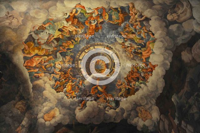 The Fall of the Giants (Sala dei Giganti), 1536. Artist: Romano, Giulio (1499-1546)
