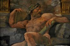 The Fall of the Giants (Sala dei Giganti), 1536. Artist: Romano, Giulio (1499-1546)