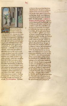 The Fall of the Idols of Heliopolis; Miroir Historial, about 1475. Creator: Unknown