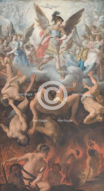 The Fall of the Rebel Angels, 1605. Creator: Eugenio Cajés.