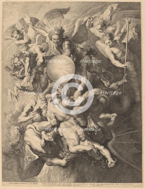 The Fall of the Rebel Angels, 1621. Creator: Lucas Vorsterman.