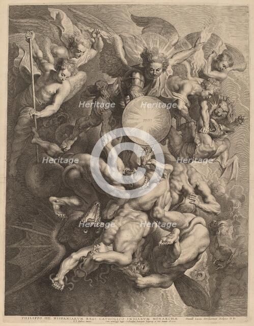 The Fall of the Rebel Angels, 1621. Creator: Lucas Vorsterman.