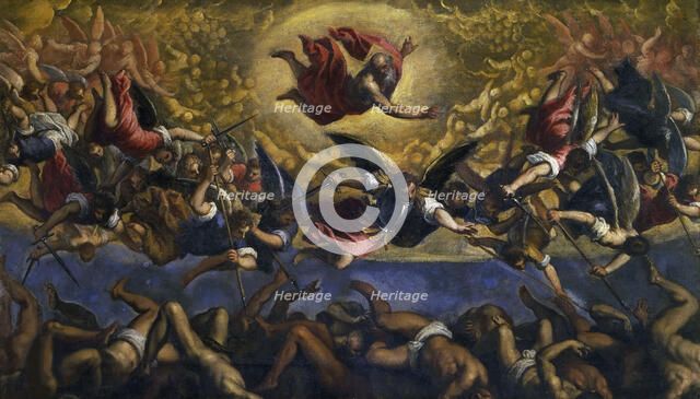 The Fall of the Rebel Angels, c. 1615-1620. Creator: Palma il Giovane, Jacopo, the Younger (1544-1628).