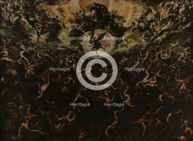 The Fall of the Rebel Angels, Mid of 17th century. Creator: Compagno, Scipione (c. 1624-after 1680).