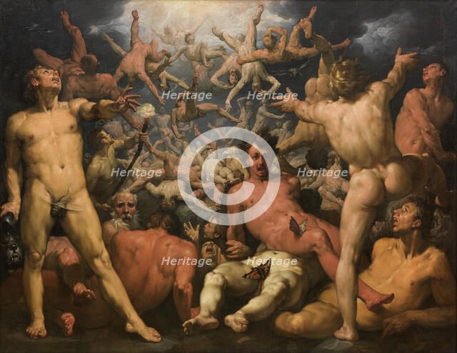 The Fall of the Titans, 1588-1590. Creator: Cornelis Cornelisz van Haarlem.