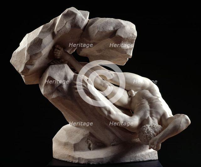 The Falling Titan, 1786. Creator: Thomas Banks.