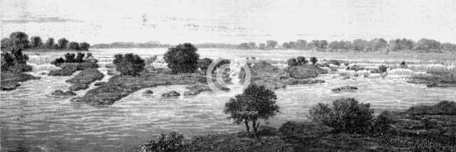 'The Falls of Felou; Journey from the Senegal to the Niger', 1875. Creator: Unknown.