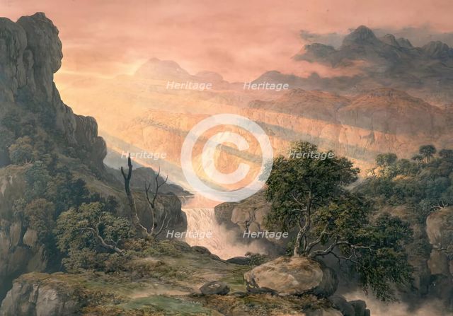 The Falls of Foyers, 1818. Creator: John Glover.