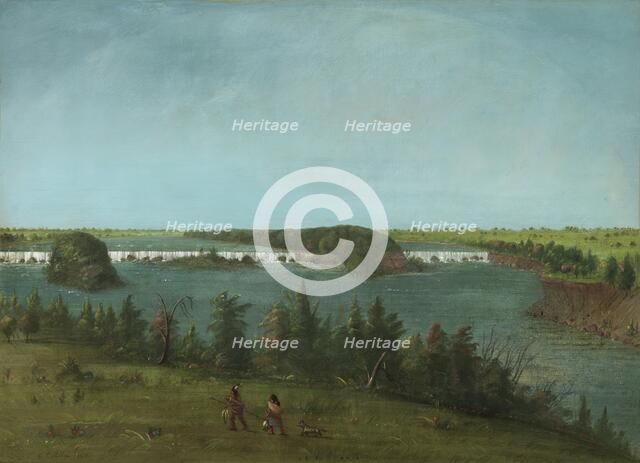 The Falls of Saint Anthony, 1871. Creator: George Catlin.