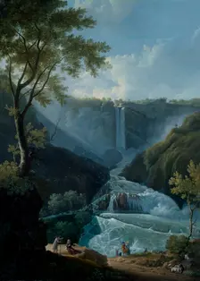 The falls of Terni 1767. Creator: Thomas Patch