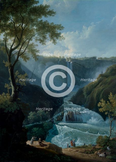 'The falls of Terni', 1767. Creator: Thomas Patch.