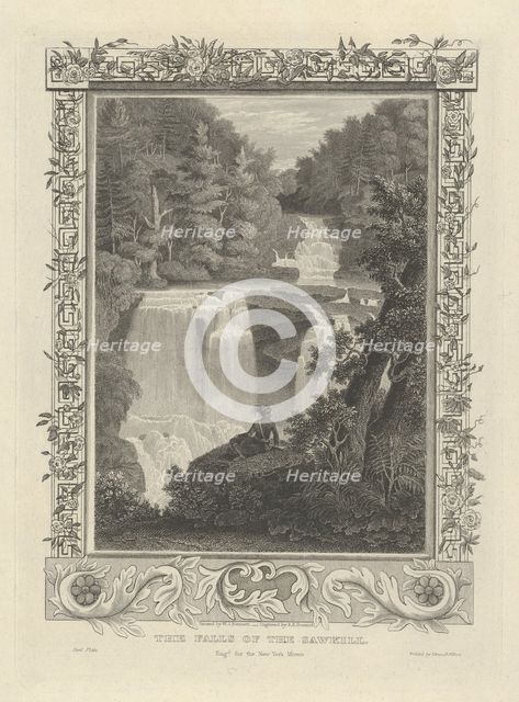 The Falls of the Sawkill, 1830. Creator: Asher Brown Durand.