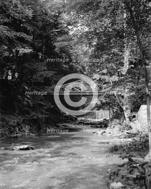 The Falls, Bronx Park, New York, N.Y., between 1895 and 1910. Creator: Unknown.