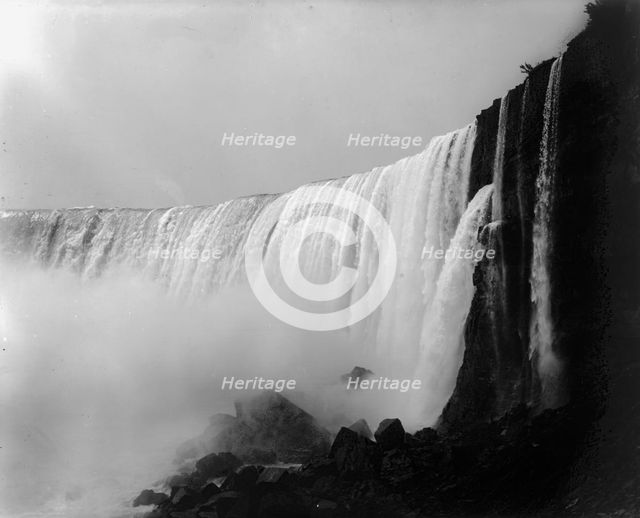 The Falls from below, between 1880 and 1899. Creator: Unknown.