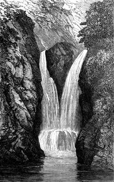 The Falls, Golspie Burn, 1872. Creator: Unknown