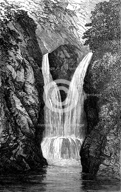 The Falls, Golspie Burn, 1872. Creator: Unknown.