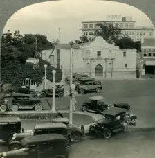 The Famous Alamo Mission, San Antonio, Texas c1930s. Creator: Unknown