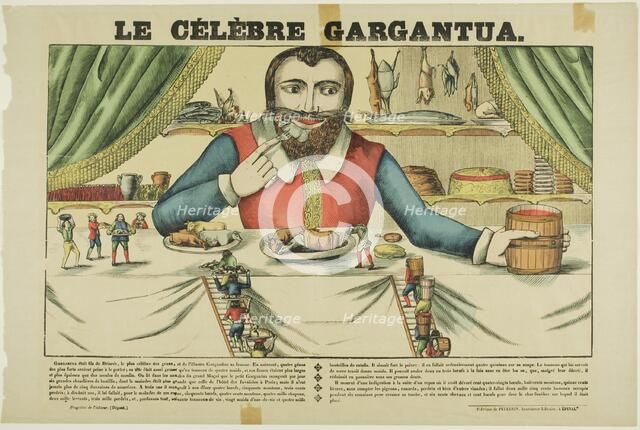 The Famous Gargantua, late 18th or early 19th century. Creator: Unknown.