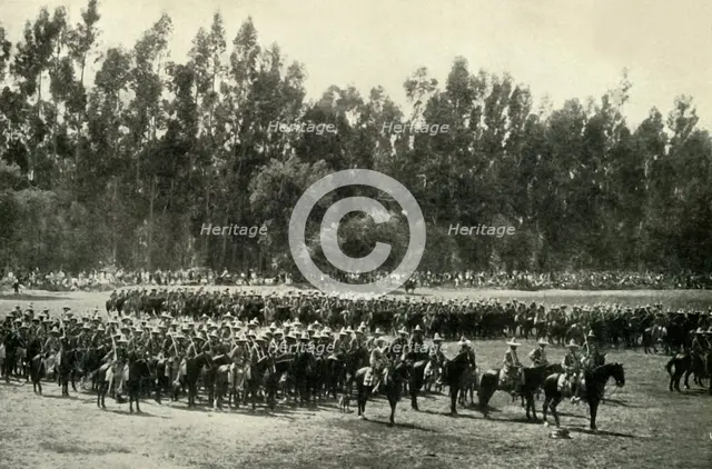 'The Famous Mexican "Rurales", or Rural Mounted Police', 1919. Creator: Unknown.
