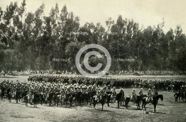 'The Famous Mexican "Rurales", or Rural Mounted Police', 1919. Creator: Unknown.