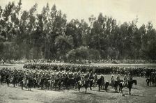The Famous Mexican "Rurales", or Rural Mounted Police 1919. Creator: Unknown