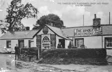 The famous old blacksmith's shop, Gretna Green, Dumfriesshire, Scotland, 20th century