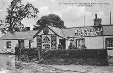 The famous old blacksmith's shop, Gretna Green, Dumfriesshire, Scotland, 20th century