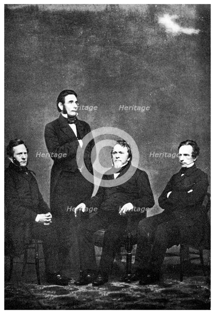 'The Famous Publishing Company of Harper and Brothers' 1863 (1955). Artist: Unknown