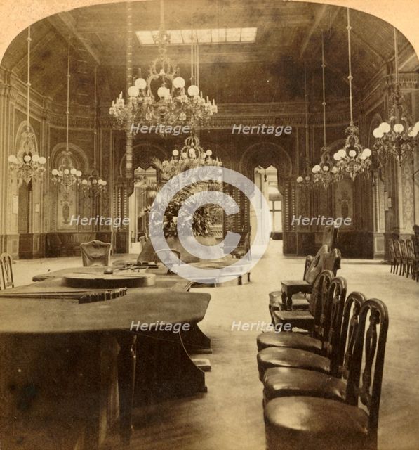 'The famous Roulette Salon, Casino, Monte Carlo, Monaco', 1897. Creator: Underwood & Underwood.
